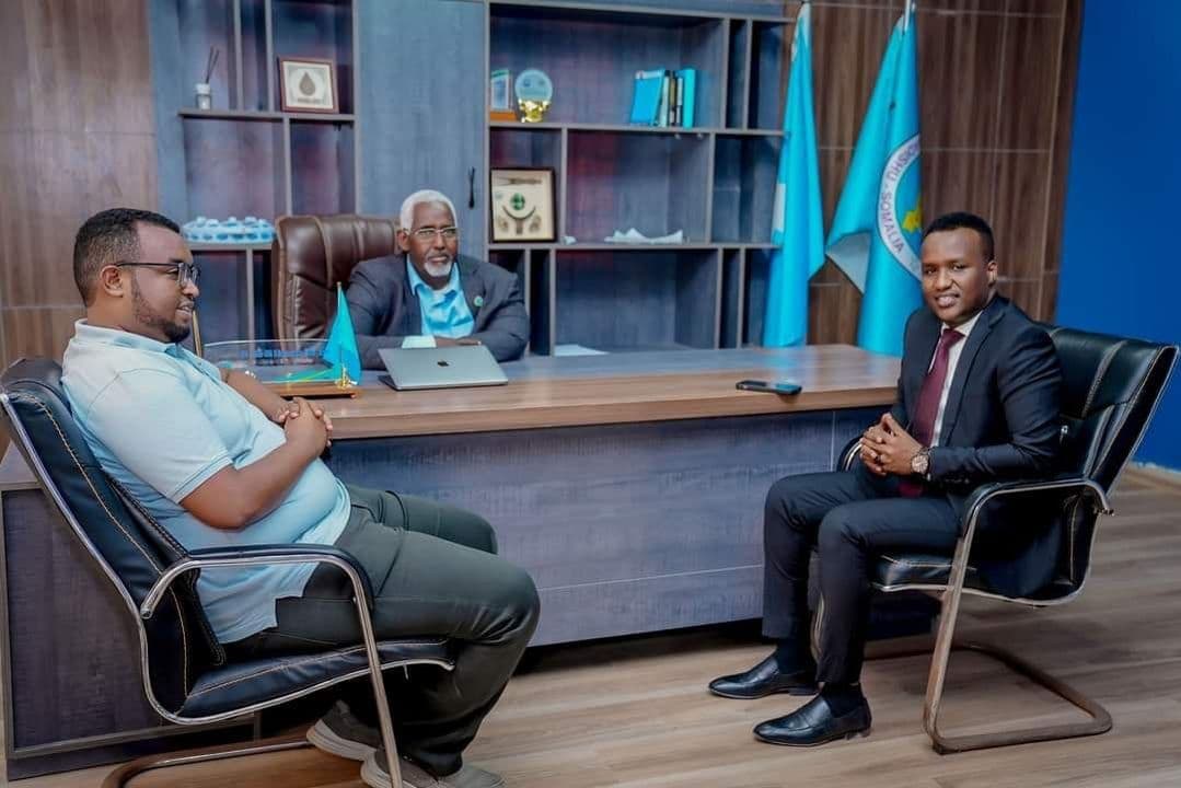 NASDO Executive Director meeting the rector of Benadir University