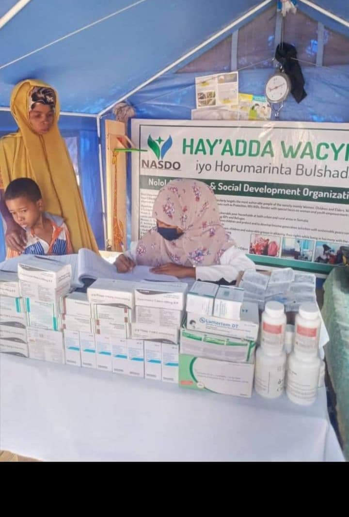 Essential clinic care for a mother and child at a NASDO MCH