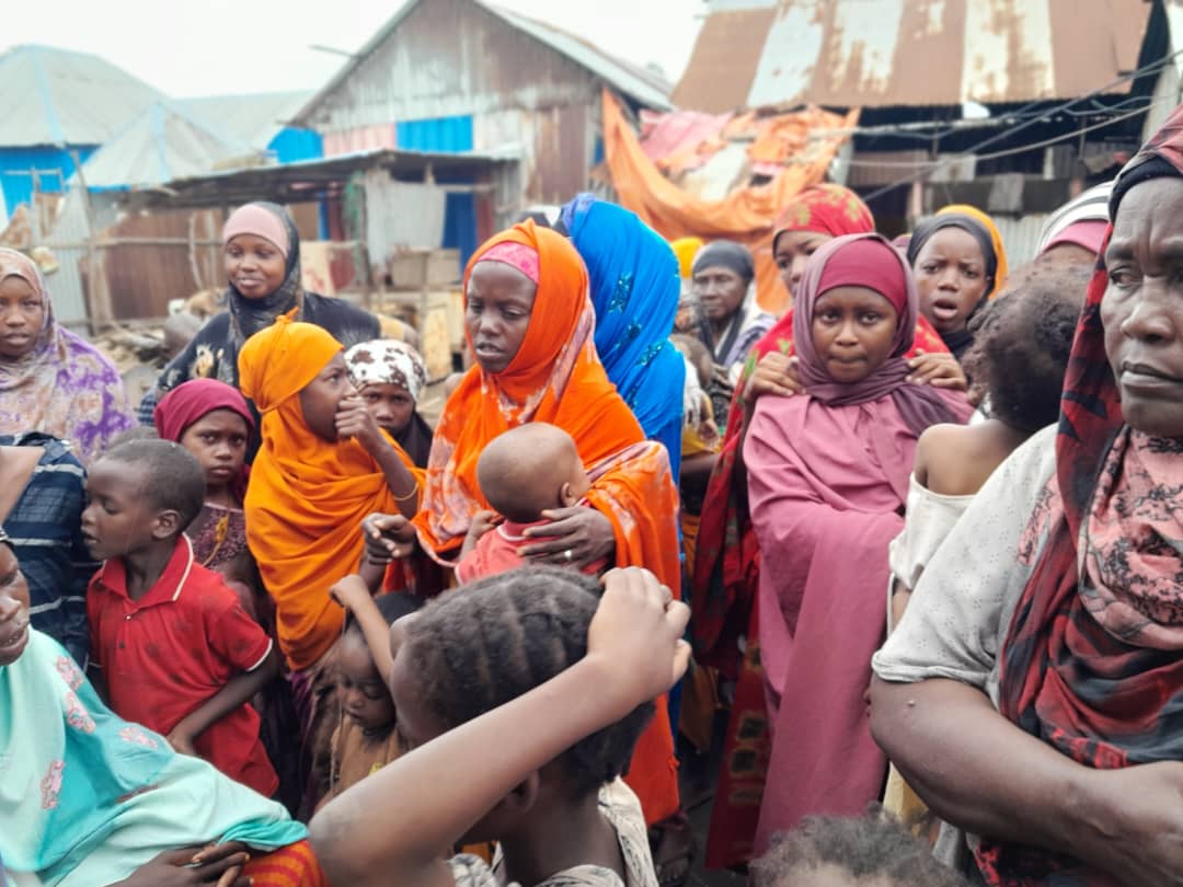 Humanitarian nutrition support during a week of activities in Moyko