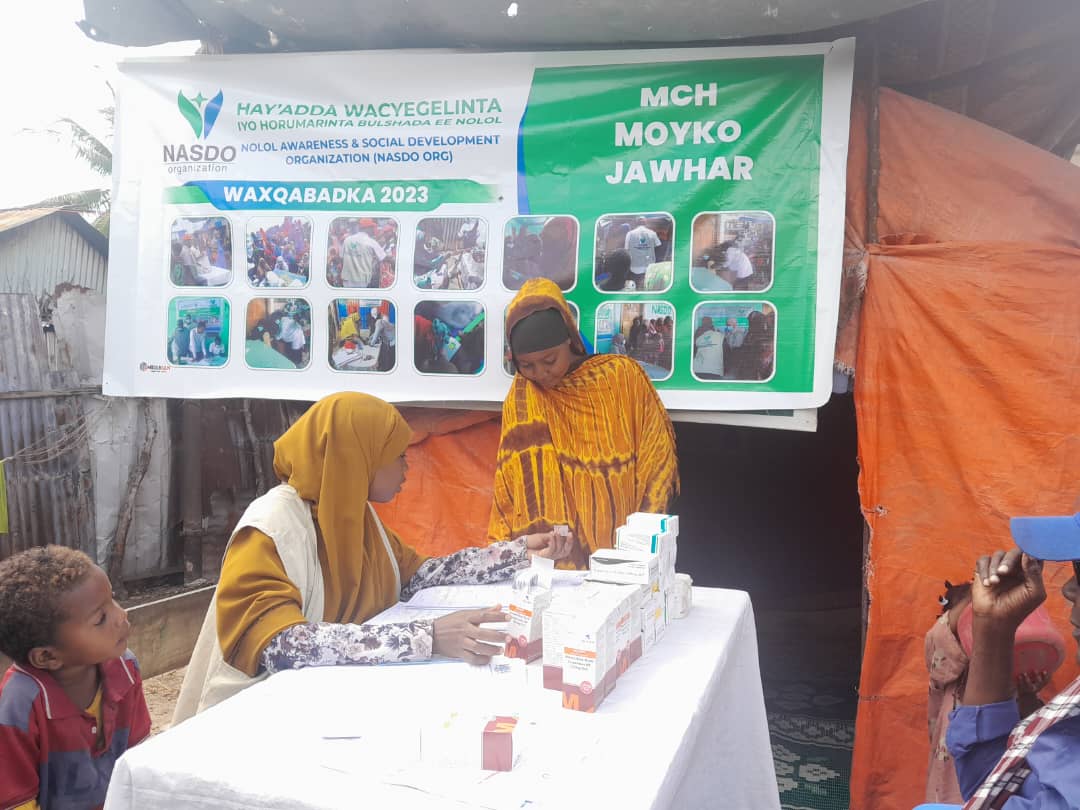 Nutrition supplies and humanitarian support at Moyko MCH