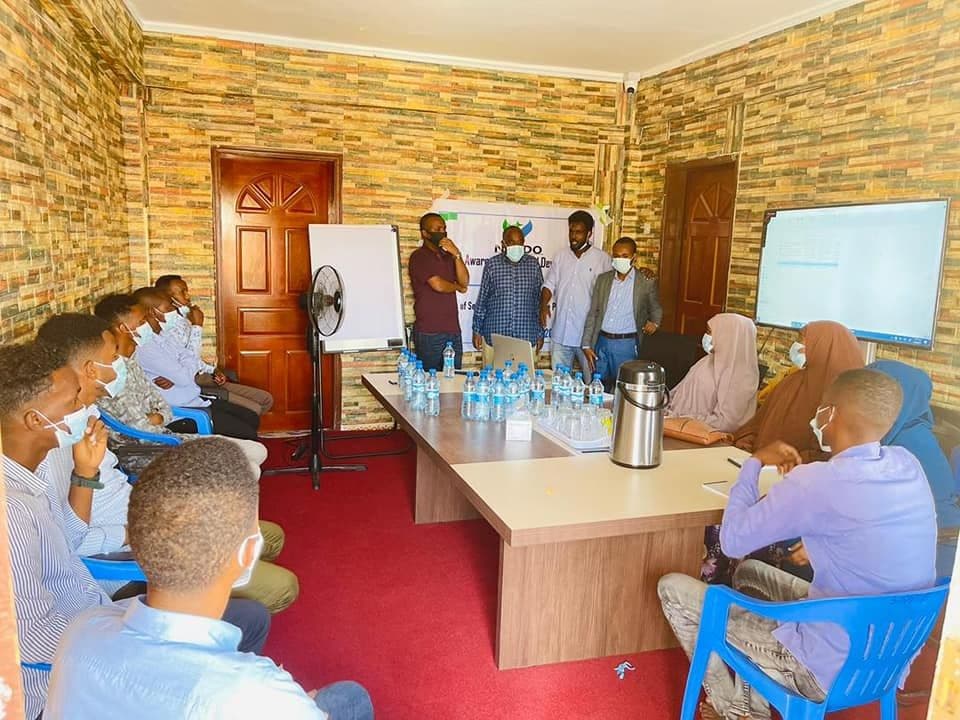 NASDO team during programme work across Somalia offices