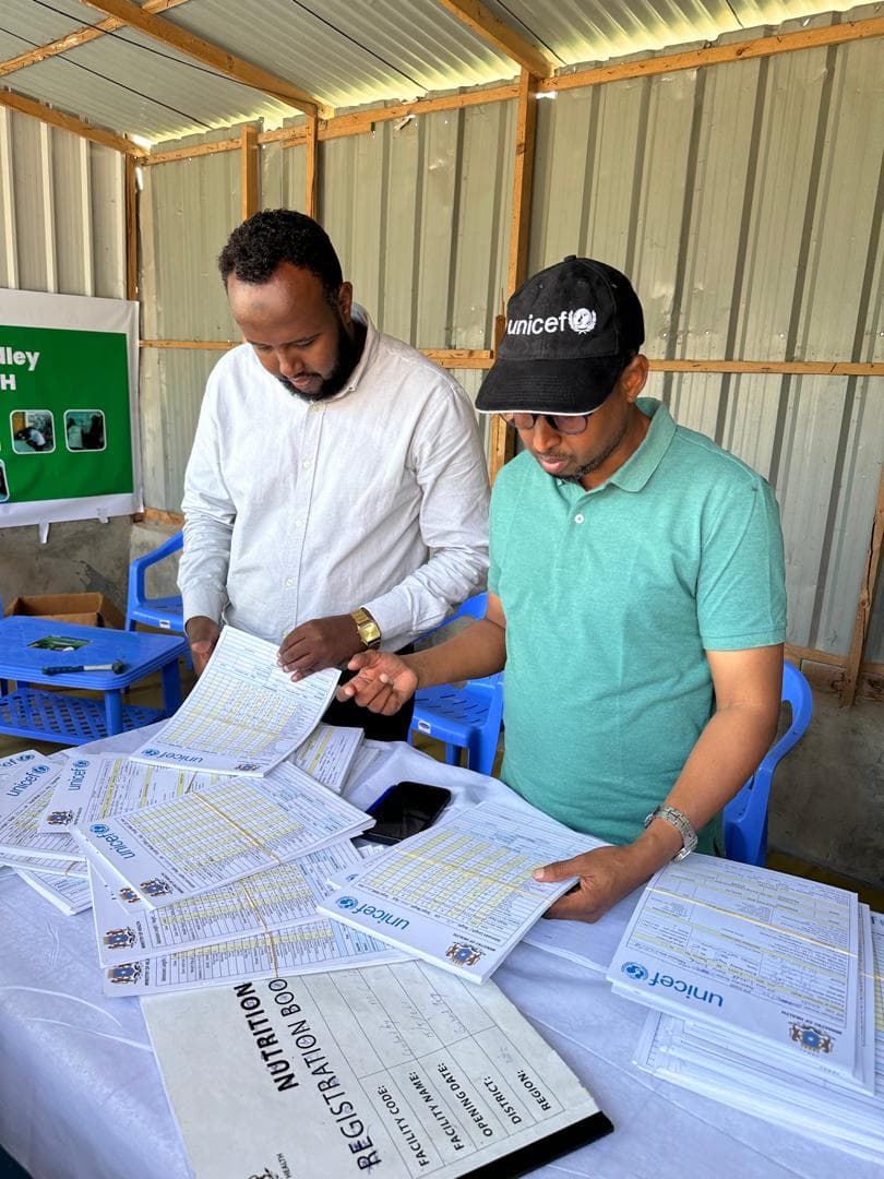 UNICEF monitoring and evaluation at Gubadley MCH managed by NASDO