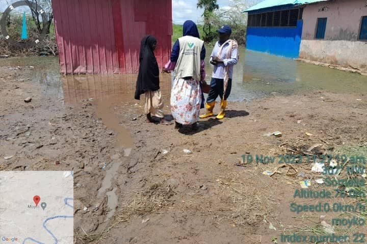 NASDO team raising awareness on floods and waterborne disease in Jowhar